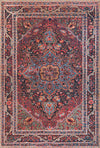 Heritage Elegance Collection Area Rug -  Schonbrunn Rectangle Burgundy  lifestyle 2