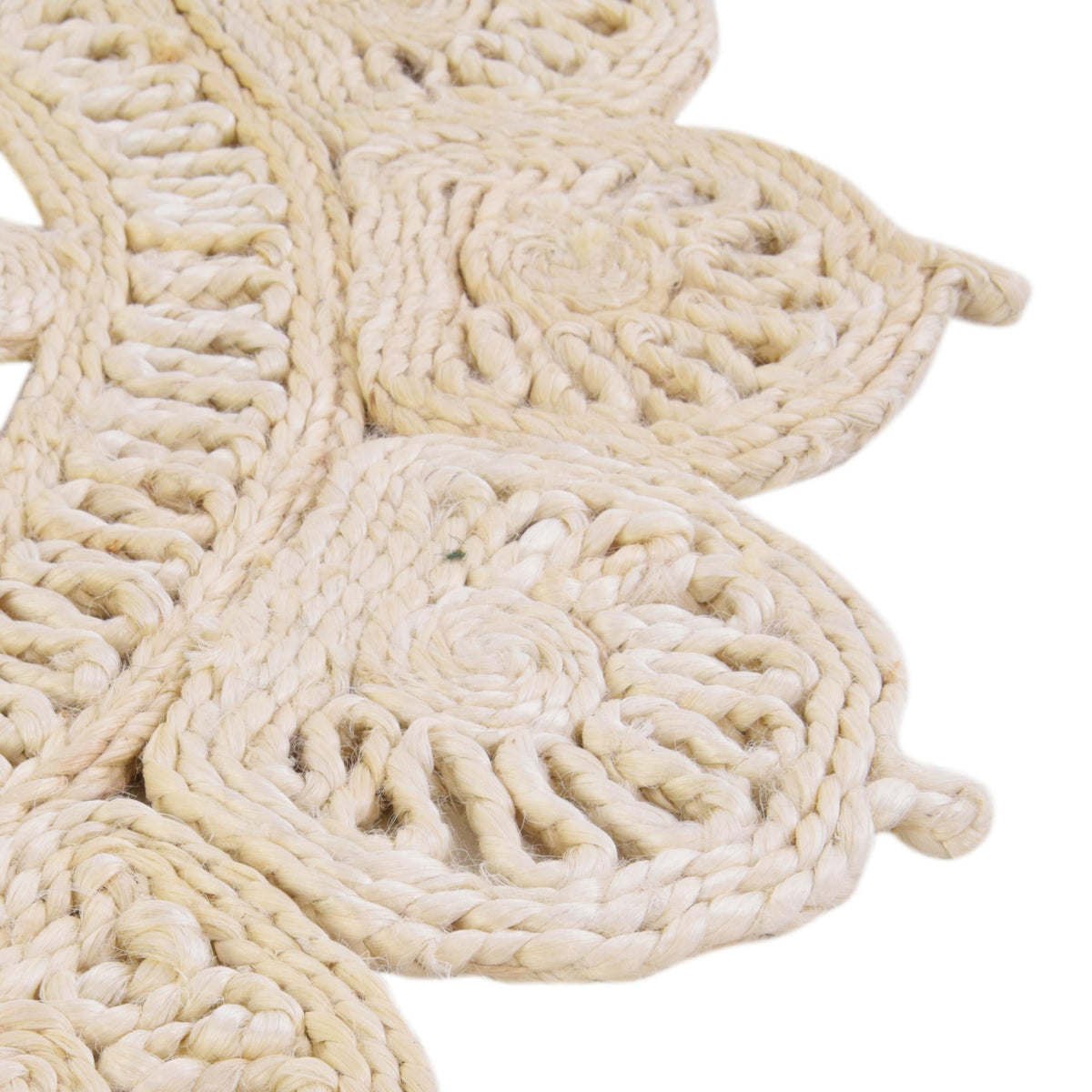 Woven Seaside Jute Collection Area Rug - Coastalhaven (Ivory) Round Ivory  lifestyle 11