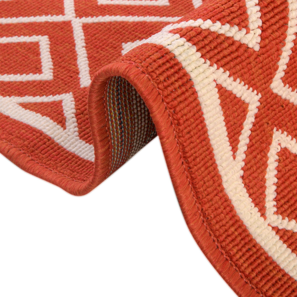 Savannah Pergola Collection Area Rug - Grove Oval Rust Red  lifestyle 228