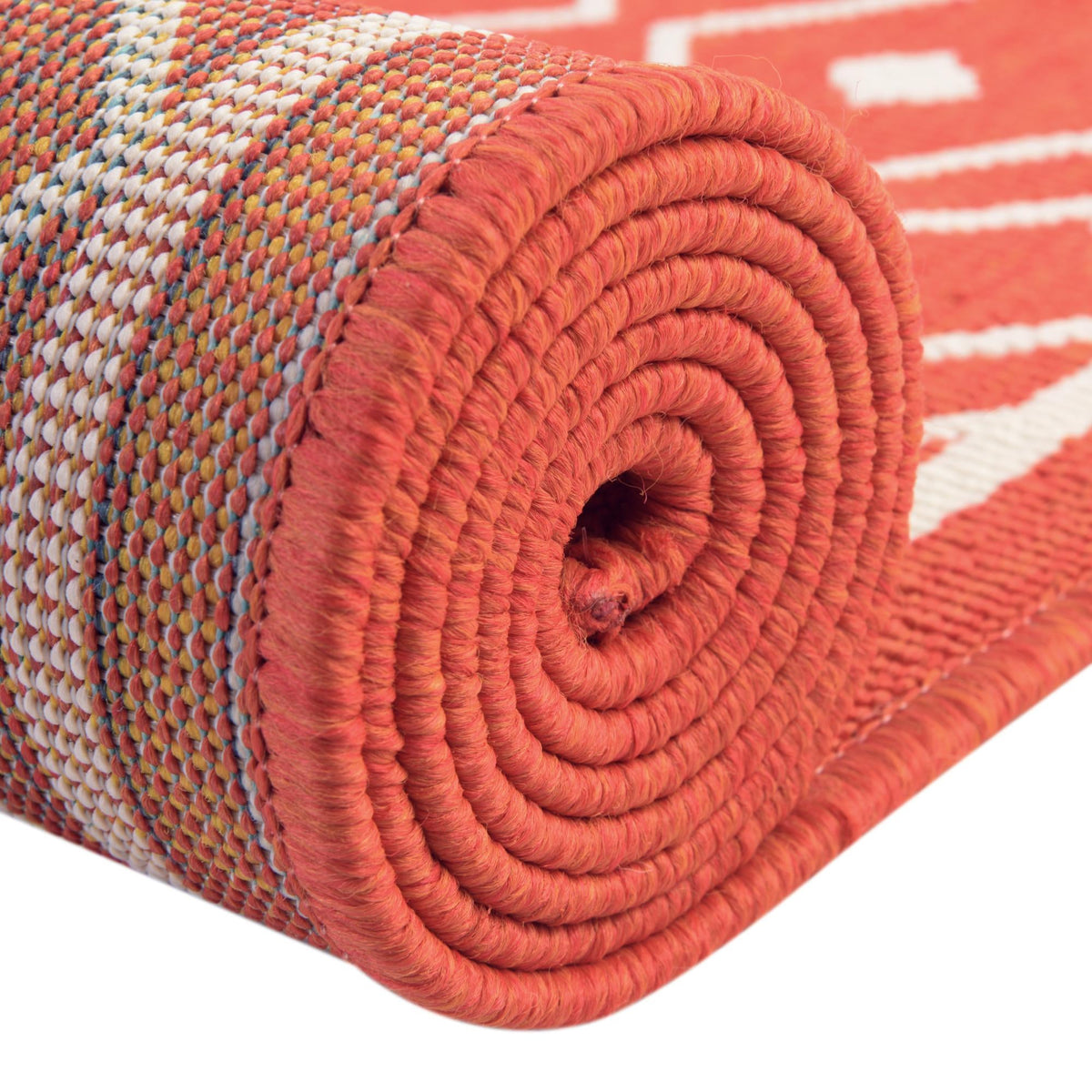 Savannah Pergola Collection Area Rug - Grove Oval Rust Red  lifestyle 232