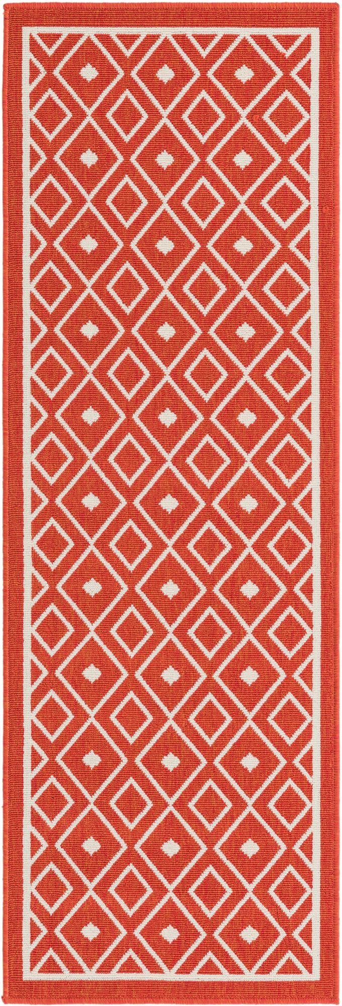 Savannah Pergola Collection Area Rug - Grove Runner Rust Red  lifestyle 46