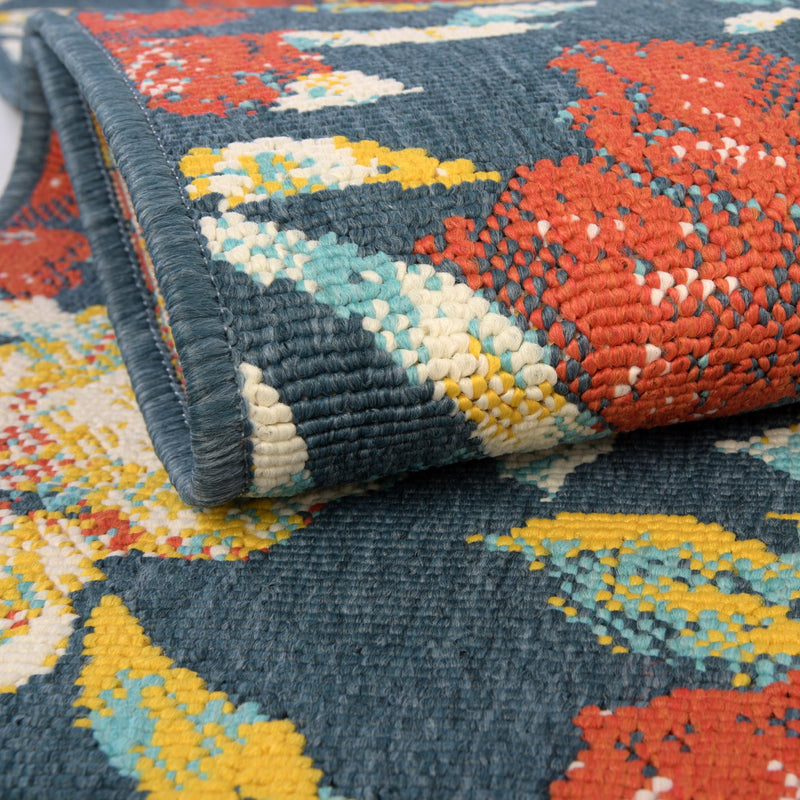 Seaside Haven Rugs Collection Area Rug -  Nautical Rectangle Multi  lifestyle 9