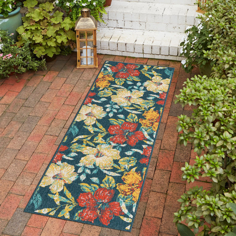Seaside Haven Rugs Collection Area Rug -  Nautical Runner Multi  lifestyle 95
