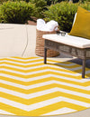 Seaside Haven Rugs Collection Area Rug -  Seafarer Round Yellow  lifestyle 40