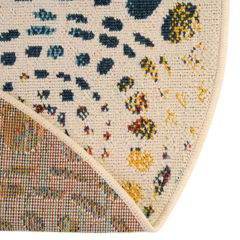 Seaside Haven Rugs Collection Area Rug -  Saltwater Round Multi  lifestyle 117