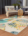 Seaside Haven Rugs Collection Area Rug -  Saltwater Rectangle Multi  lifestyle 9