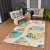 Seaside Haven Rugs Collection Area Rug -  Saltwater Rectangle Multi  lifestyle 55
