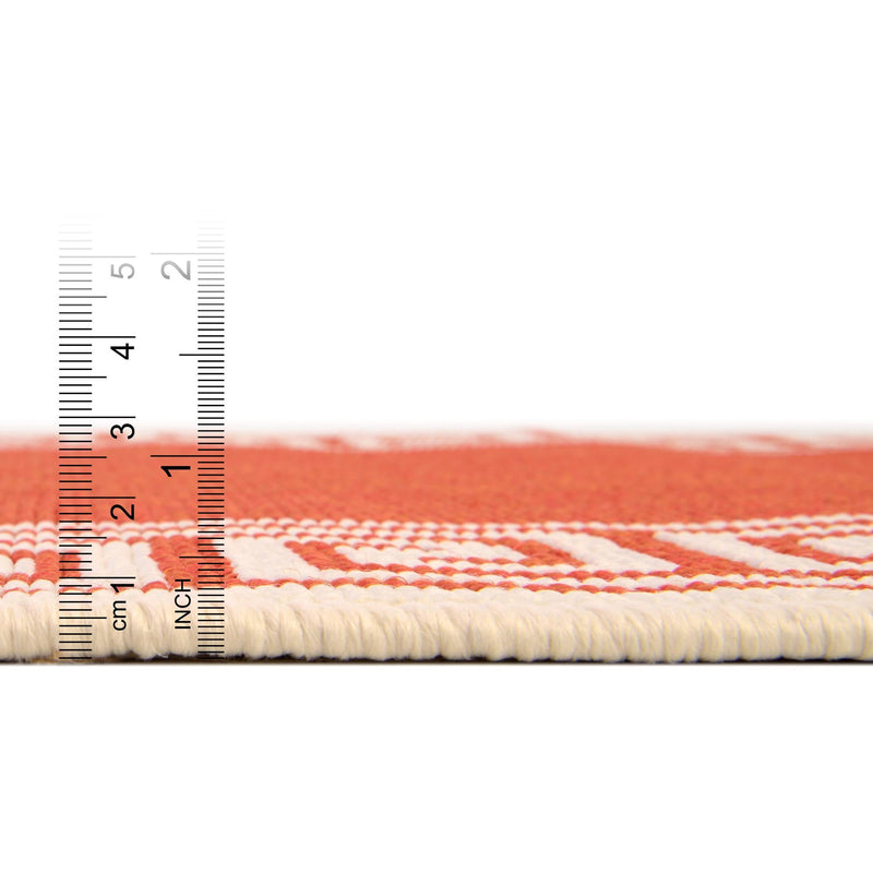 Seaside Haven Rugs Collection Area Rug -  Marina Rectangle Rust Red  lifestyle 10