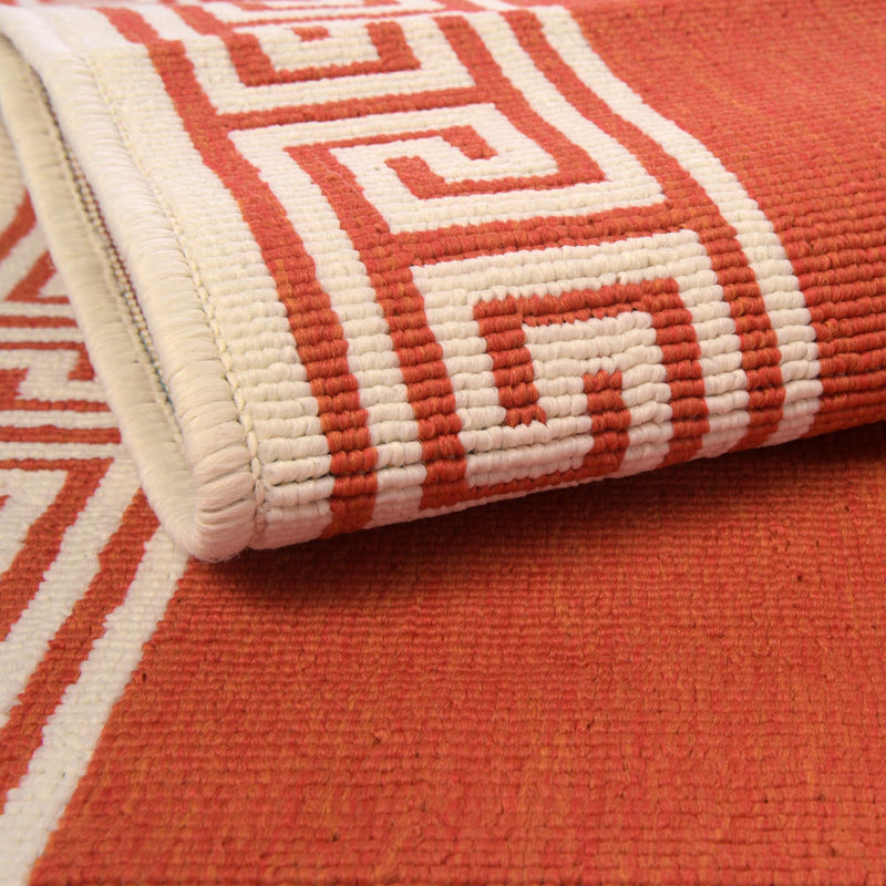 Seaside Haven Rugs Collection Area Rug -  Marina Rectangle Rust Red  lifestyle 13
