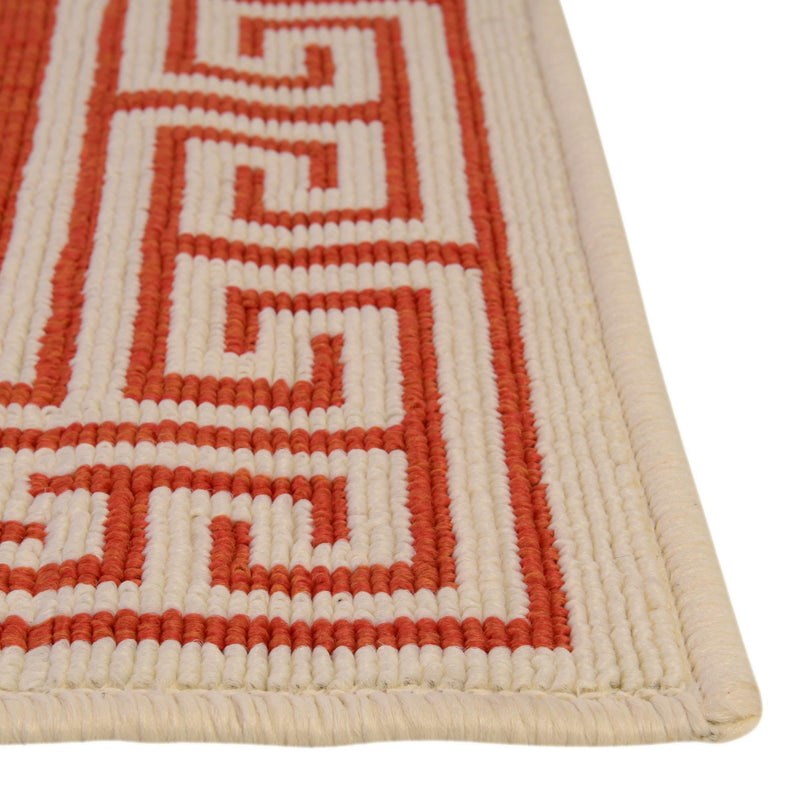 Seaside Haven Rugs Collection Area Rug -  Marina Rectangle Rust Red  lifestyle 16
