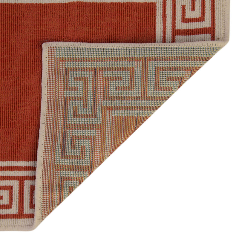 Seaside Haven Rugs Collection Area Rug -  Marina Rectangle Rust Red  lifestyle 22