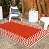Seaside Haven Rugs Collection Area Rug -  Marina Rectangle Rust Red  lifestyle 37