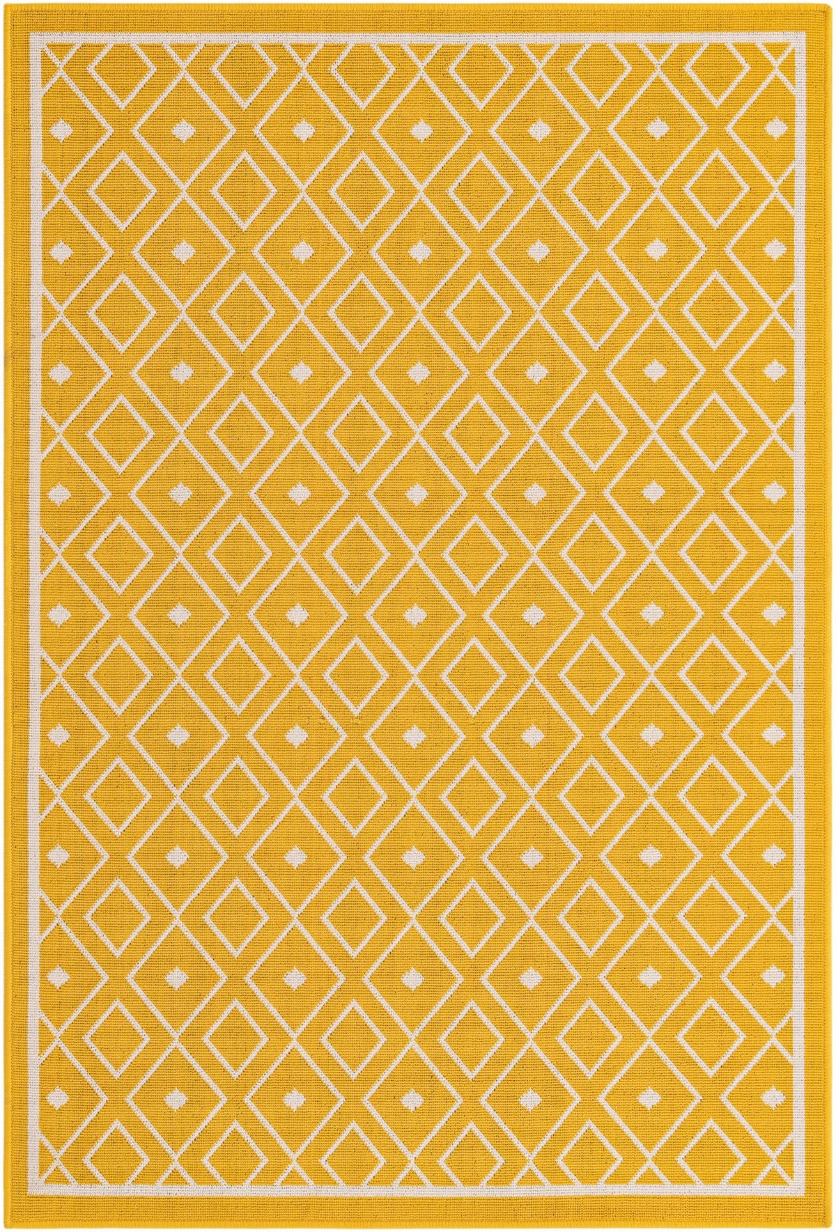 Savannah Pergola Collection Area Rug - Grove Rectangle Yellow  lifestyle 6