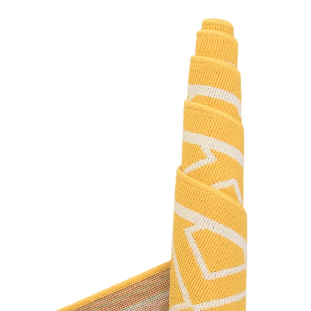 Savannah Pergola Collection Area Rug - Grove Oval Yellow  lifestyle 231