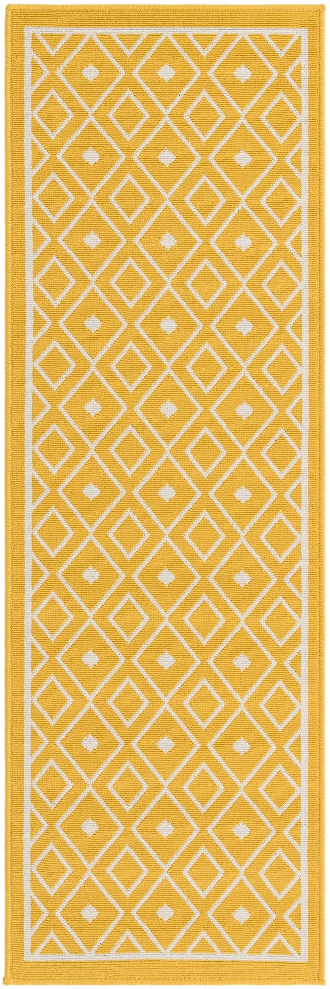 Savannah Pergola Collection Area Rug - Grove Runner Yellow  lifestyle 54