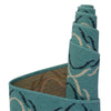 Seaside Lattice Collection Area Rug -  Hastings Round Teal  lifestyle 143