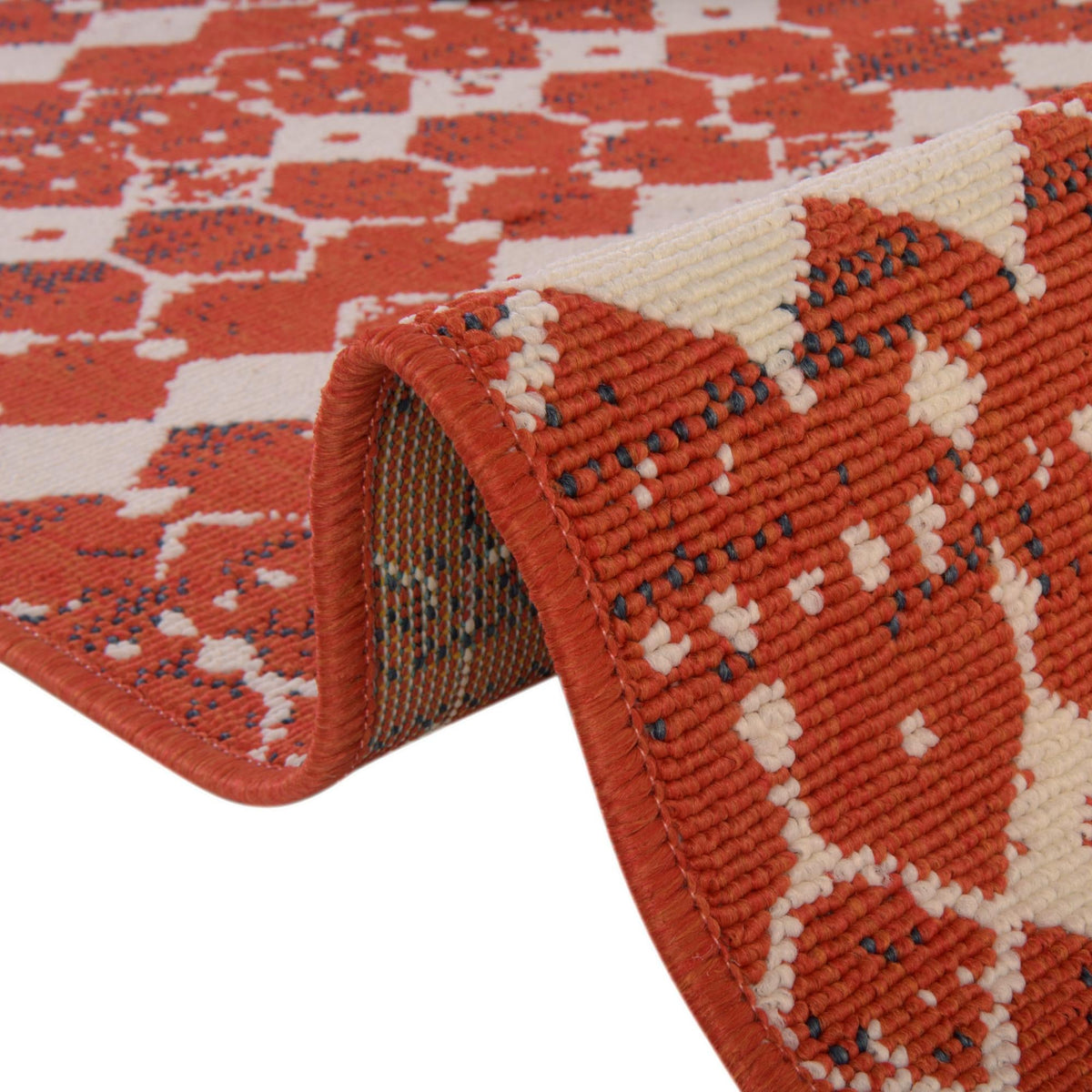 Savannah Pergola Collection Area Rug -  Dune Oval Rust Red  lifestyle 220