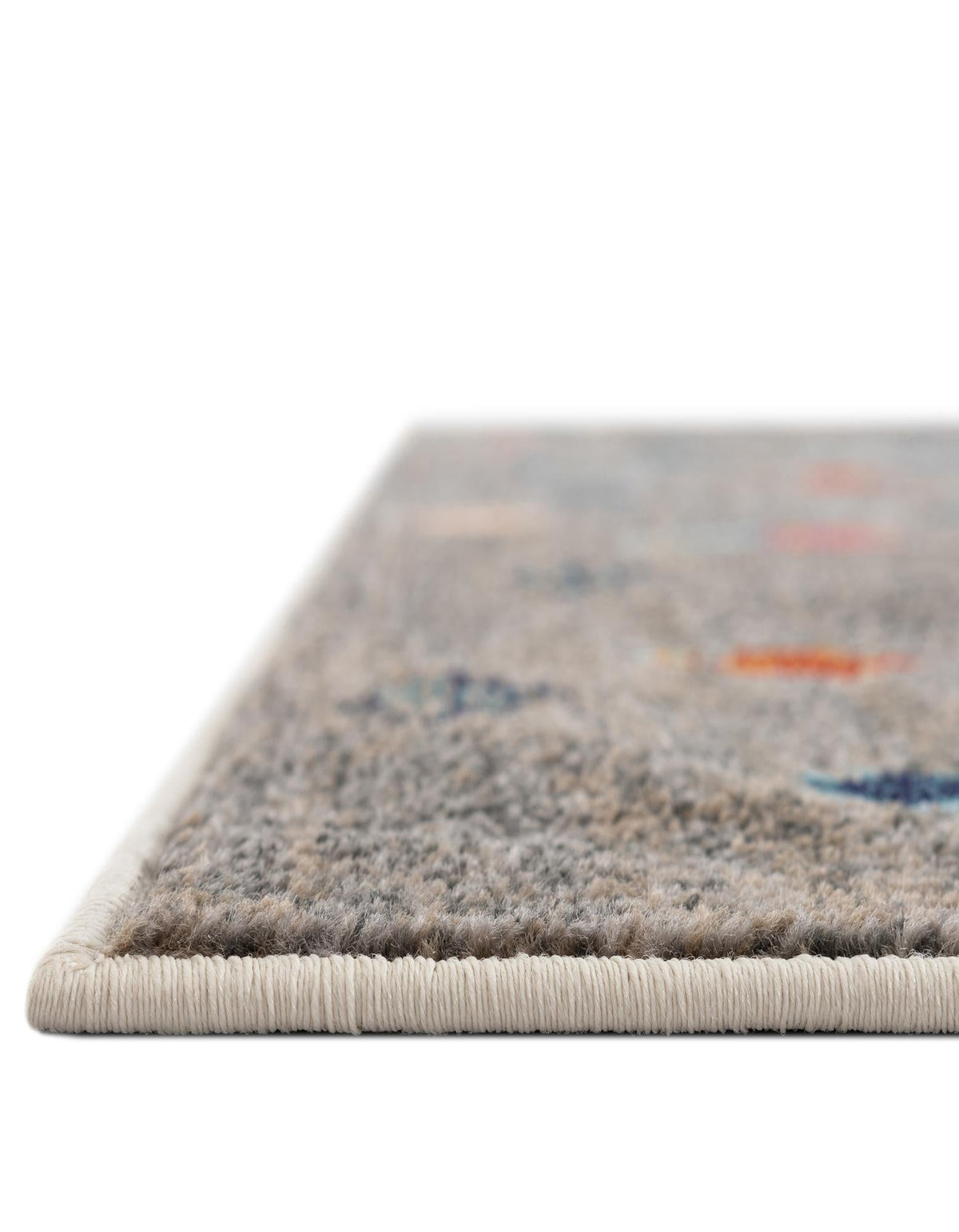 Colorburst Oasis Collection Area Rug -  Mosaic Rectangle Ivory Gray Blue  lifestyle 6