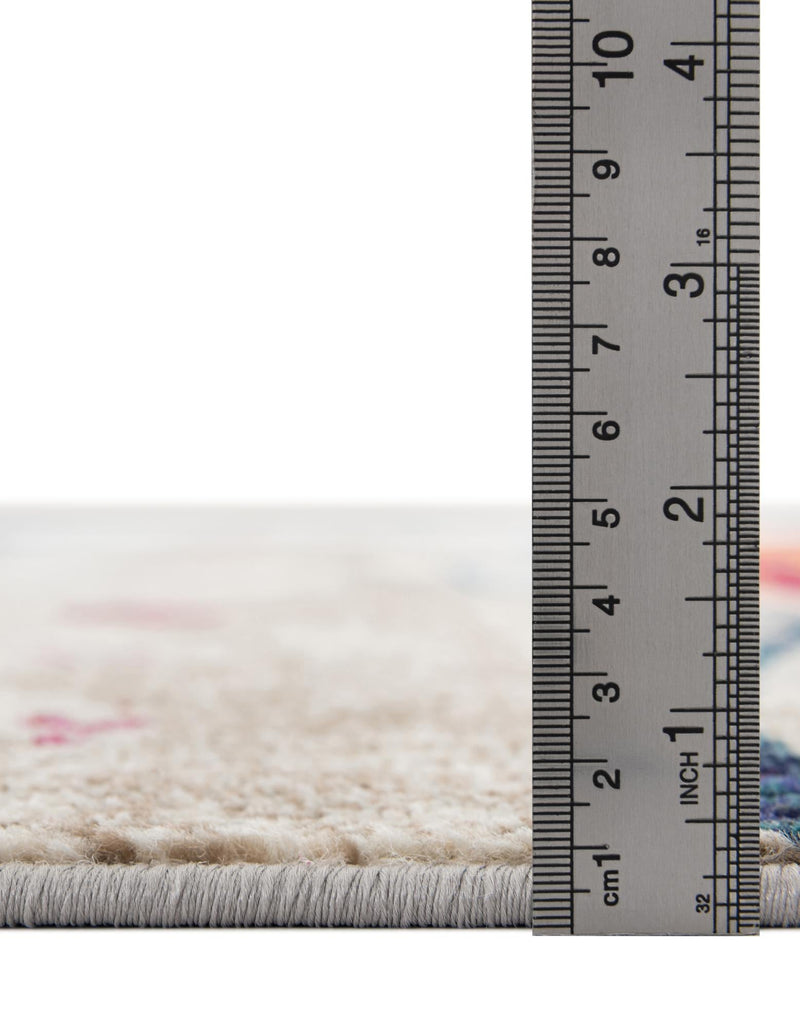 Colorburst Oasis Collection Area Rug -  Lagoon Rectangle Multi  lifestyle 4