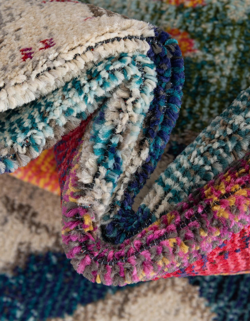 Colorburst Oasis Collection Area Rug -  Lagoon Rectangle Multi  lifestyle 7