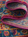 Caribbean Cove Collection Area Rug -  Canouan Rectangle Pink Blue  lifestyle 12