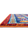 Caribbean Cove Collection Area Rug -  Barbados Rectangle Rust Red Blue  lifestyle 7