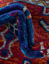 Caribbean Cove Collection Area Rug -  Barbados Rectangle Rust Red Blue  lifestyle 8
