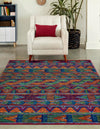 Caribbean Cove Collection Area Rug -  Trinidad Rectangle Multi  lifestyle 3