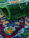 Caribbean Cove Collection Area Rug -  Dominica Rectangle Green  lifestyle 5