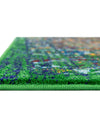 Caribbean Cove Collection Area Rug -  Dominica Rectangle Green  lifestyle 6