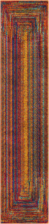 Caribbean Cove Collection Area Rug -  Martinique Runner Multi  lifestyle 16