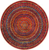 Caribbean Cove Collection Area Rug -  Martinique Round Multi  lifestyle 17