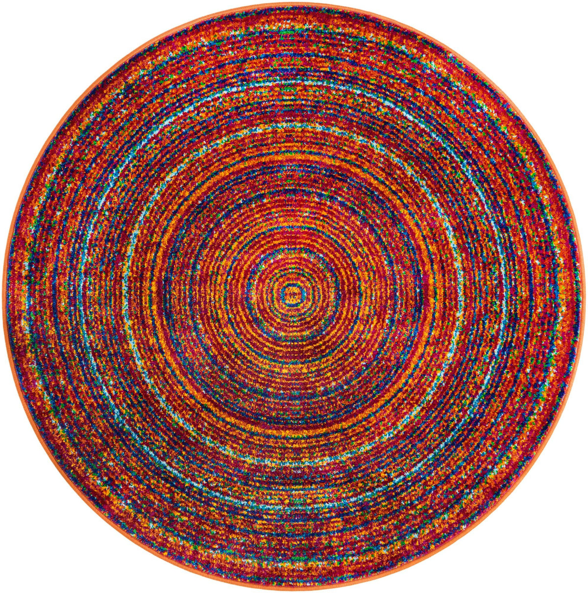 Caribbean Cove Collection Area Rug -  Martinique Round Multi  lifestyle 17