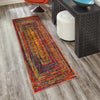 Caribbean Cove Collection Area Rug -  Martinique Runner Multi  lifestyle 42
