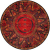 Safari Escape Rugs Collection Area Rug - Serengeti Round Multi  lifestyle 62