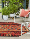 Safari Escape Rugs Collection Area Rug -  Kalahari Octagon Multi  lifestyle 30