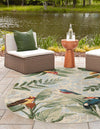 Garden Terrace Escape Collection Area Rug -  Tropic Oval Multi  lifestyle 24
