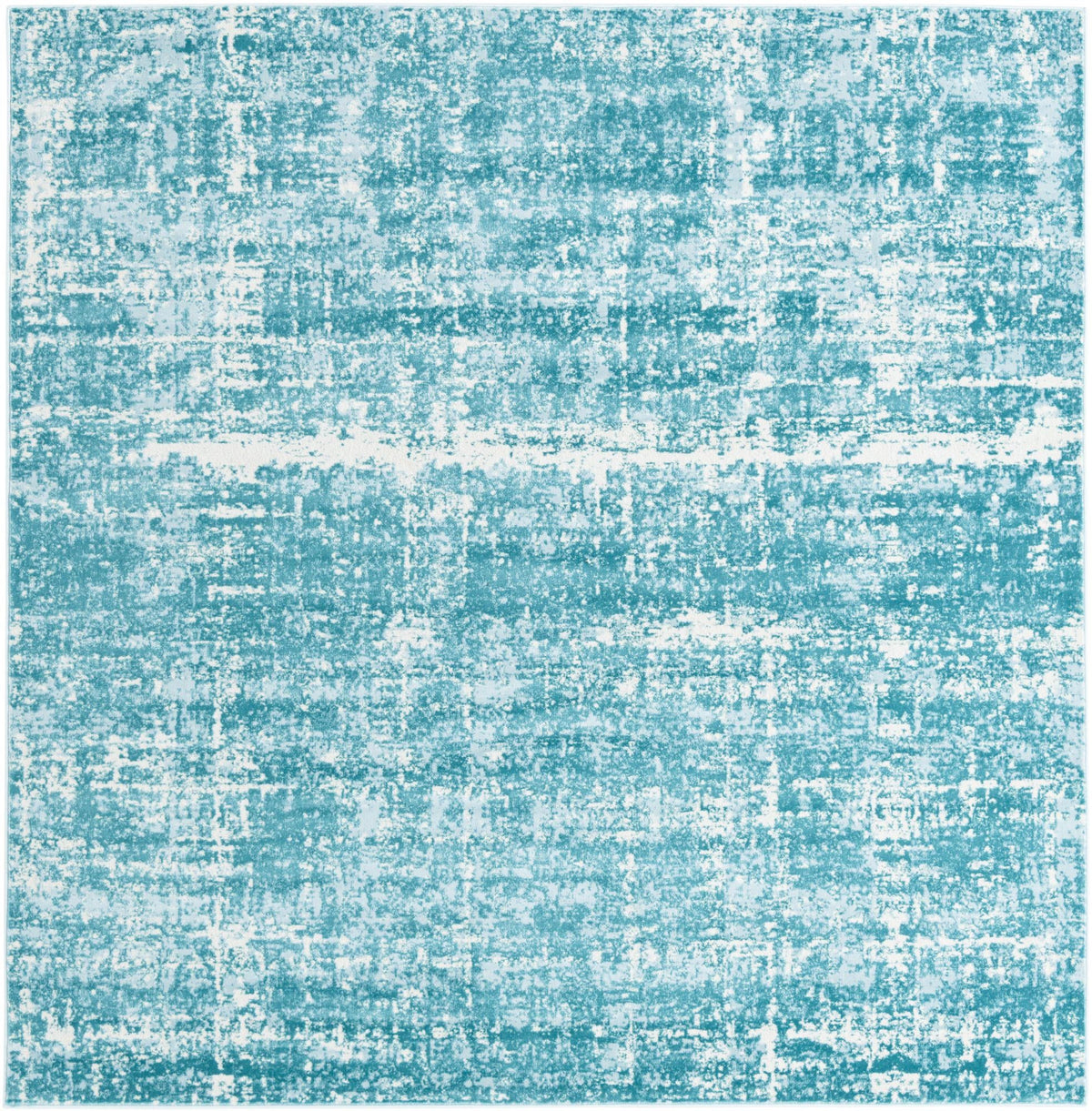 Metro Heights Collection Area Rug -  Flatiron Square Turquoise  lifestyle 80