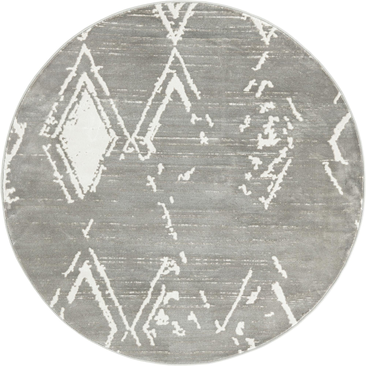 Metro Heights Collection Area Rug -  Madison Round Gray  lifestyle 43
