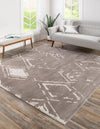 Metro Heights Collection Area Rug -  Madison Square Gray  lifestyle 80
