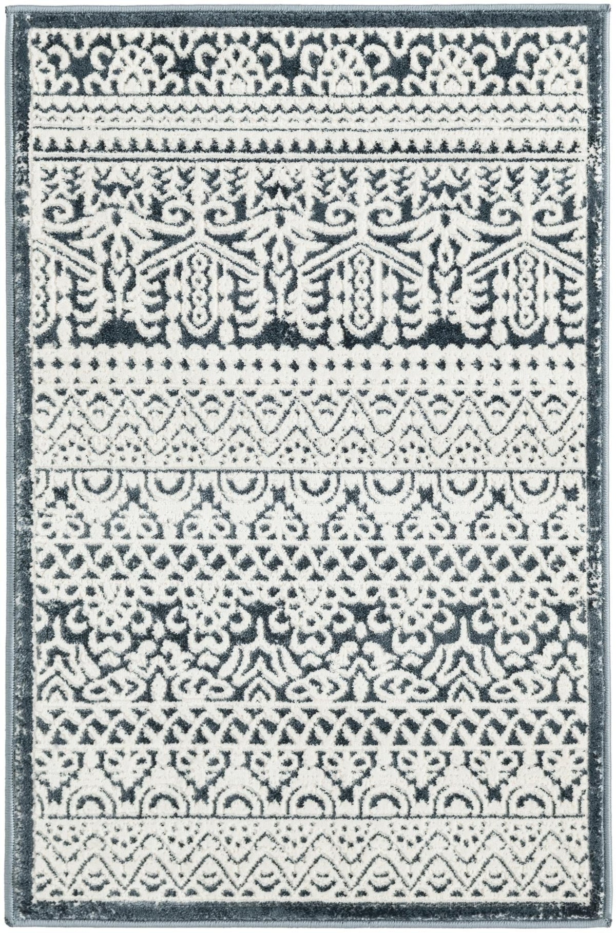 Metro Heights Collection Area Rug -  Chelsea Rectangle Blue  lifestyle 2