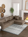 Metro Heights Collection Area Rug -  Chelsea Rectangle Blue  lifestyle 8
