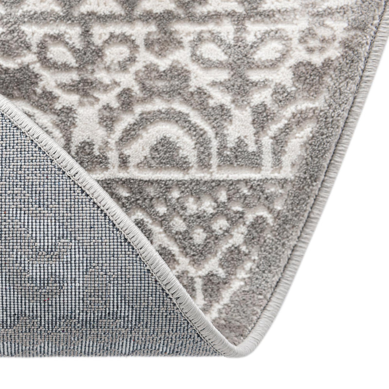 Metro Heights Collection Area Rug -  Chelsea Round Gray  lifestyle 85