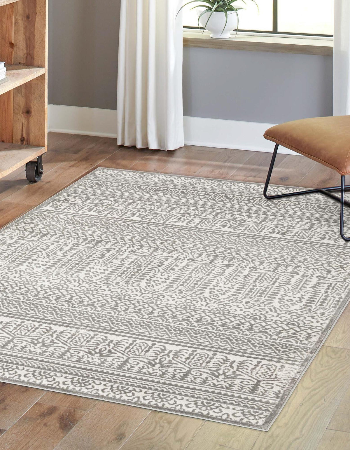 Metro Heights Collection Area Rug -  Chelsea Rectangle Gray  lifestyle 4