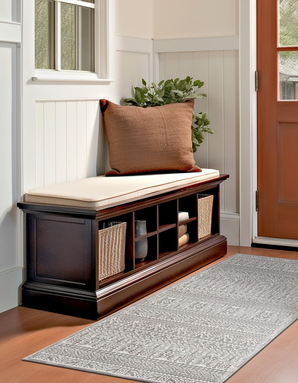 Metro Heights Collection Area Rug -  Chelsea Runner Gray  lifestyle 64