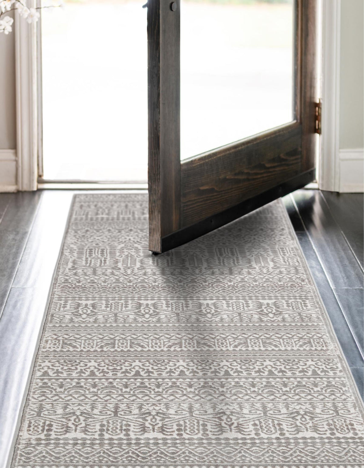 Metro Heights Collection Area Rug -  Chelsea Runner Gray  lifestyle 65