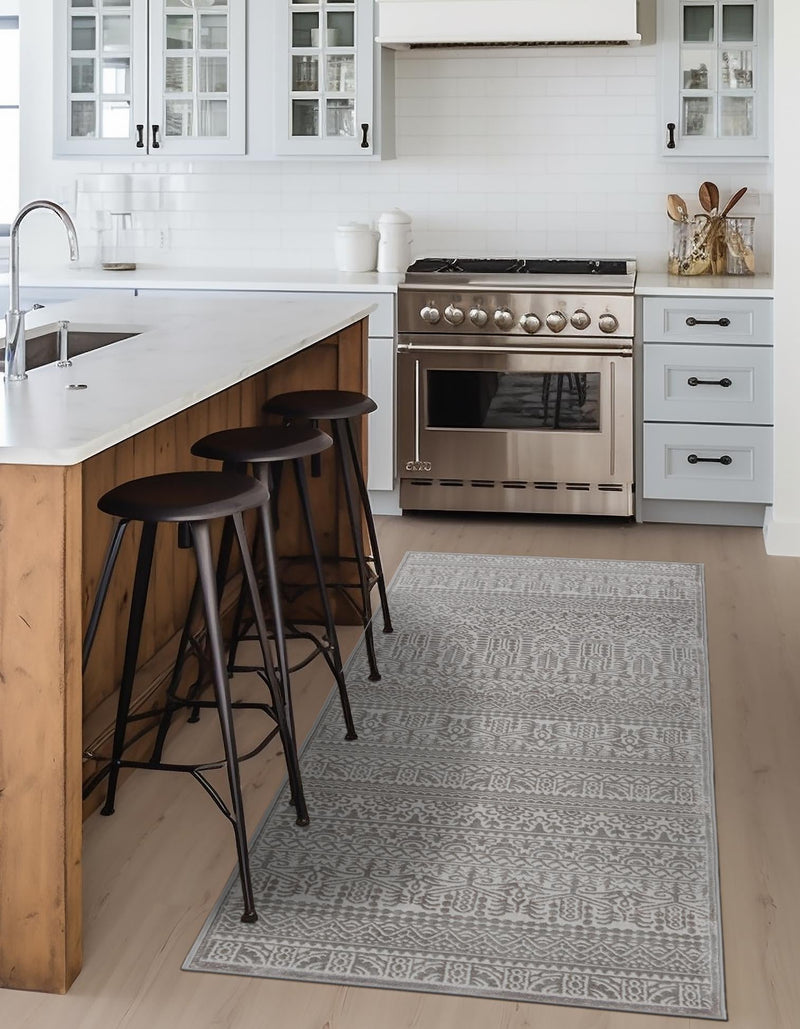 Metro Heights Collection Area Rug -  Chelsea Runner Gray  lifestyle 66