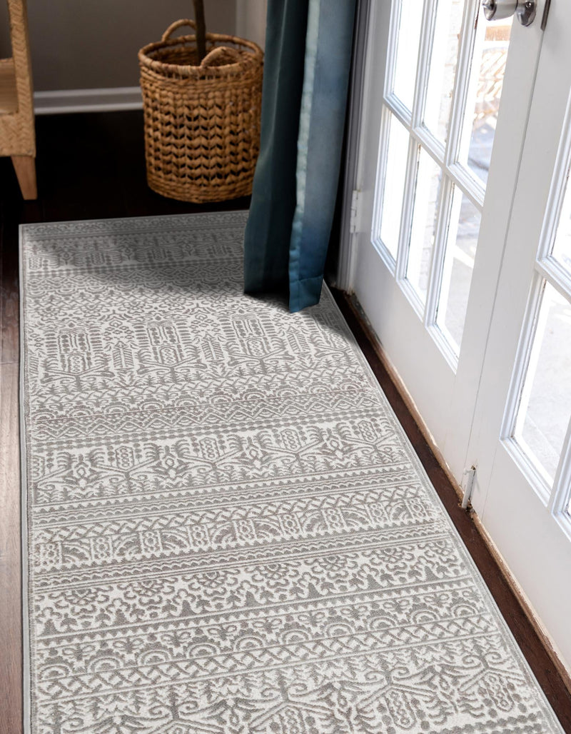 Metro Heights Collection Area Rug -  Chelsea Runner Gray  lifestyle 67