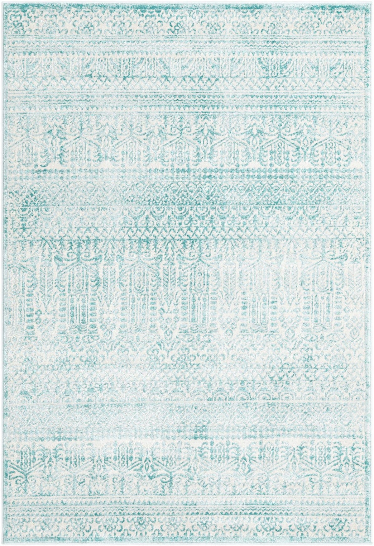 Metro Heights Collection Area Rug -  Chelsea Rectangle Teal  lifestyle 4