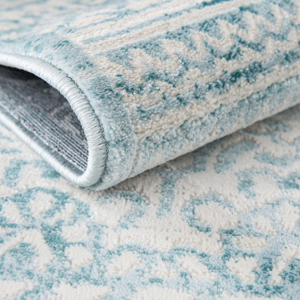 Metro Heights Collection Area Rug -  Chelsea Rectangle Teal  lifestyle 17